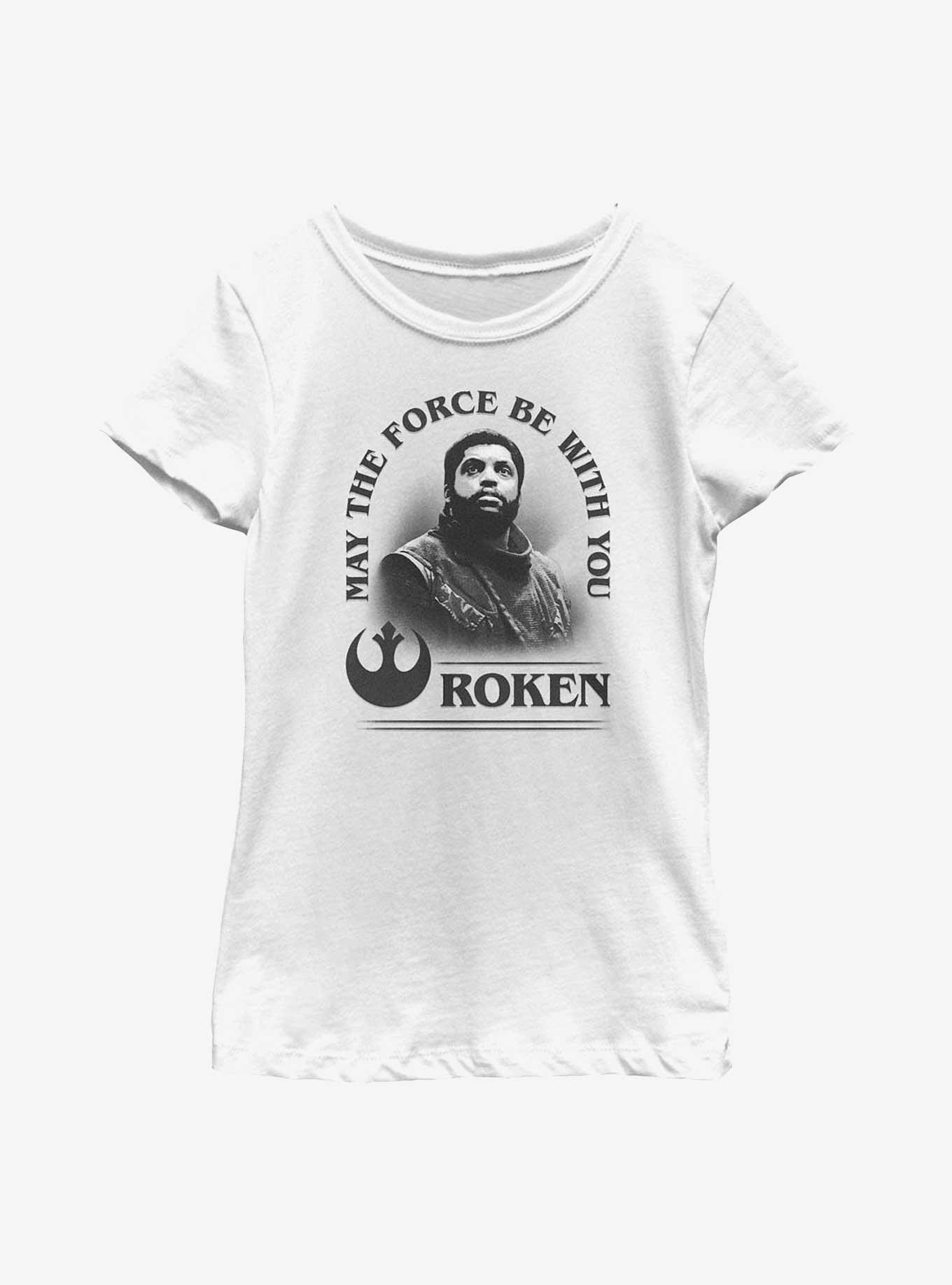 Star Wars Obi-Wan Kenobi Roken May The Force Be With You Youth Girls T-Shirt, , hi-res