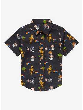 Our Universe Star Wars Chibi Rebels Toddler Woven Button-Up - BoxLunch Exclusive , , hi-res