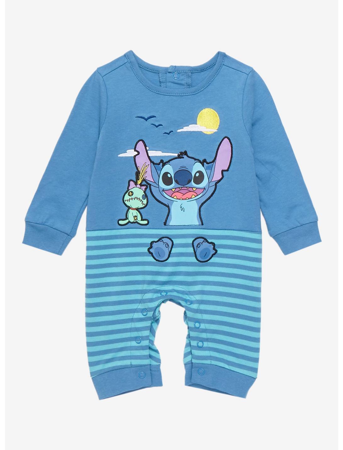 Disney Lilo & Stitch Scrump & Stitch Infant One-Piece, BLUE, hi-res