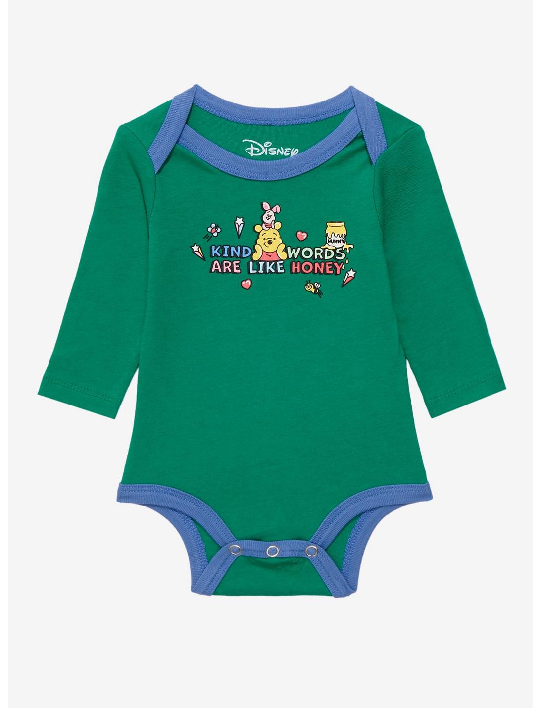 Our Universe Disney Winnie the Pooh & Piglet Infant One-Piece - BoxLunch Exclusive, GRASS GREEN, hi-res