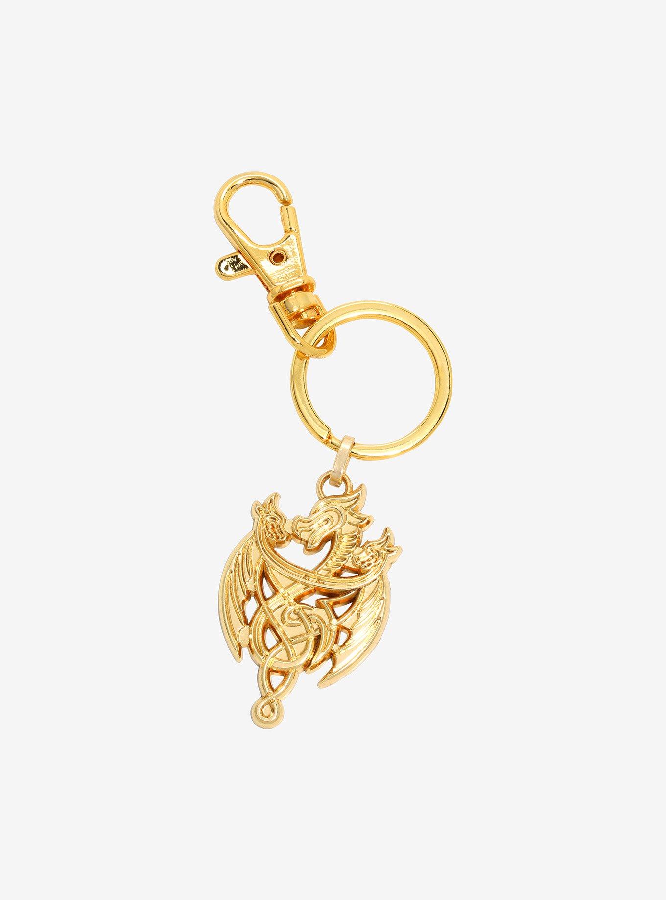 House Of The Dragon Three Dragon Key Chain, , hi-res