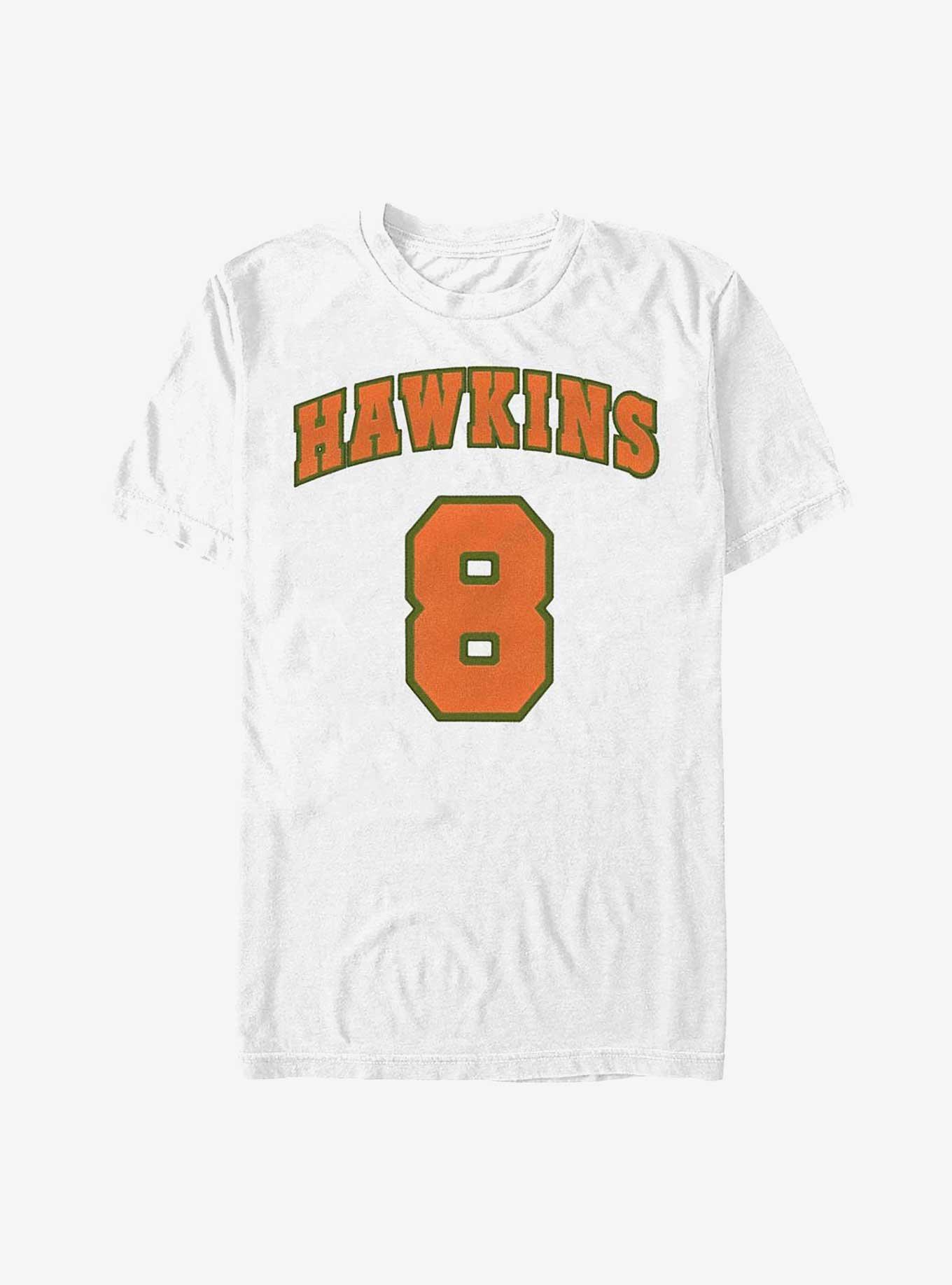 Stranger Things Hawkins Eight LucasT-Shirt, WHITE, hi-res