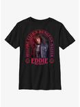 Stranger Things Dungeon Master Eddie Munson Youth T-Shirt, BLACK, hi-res