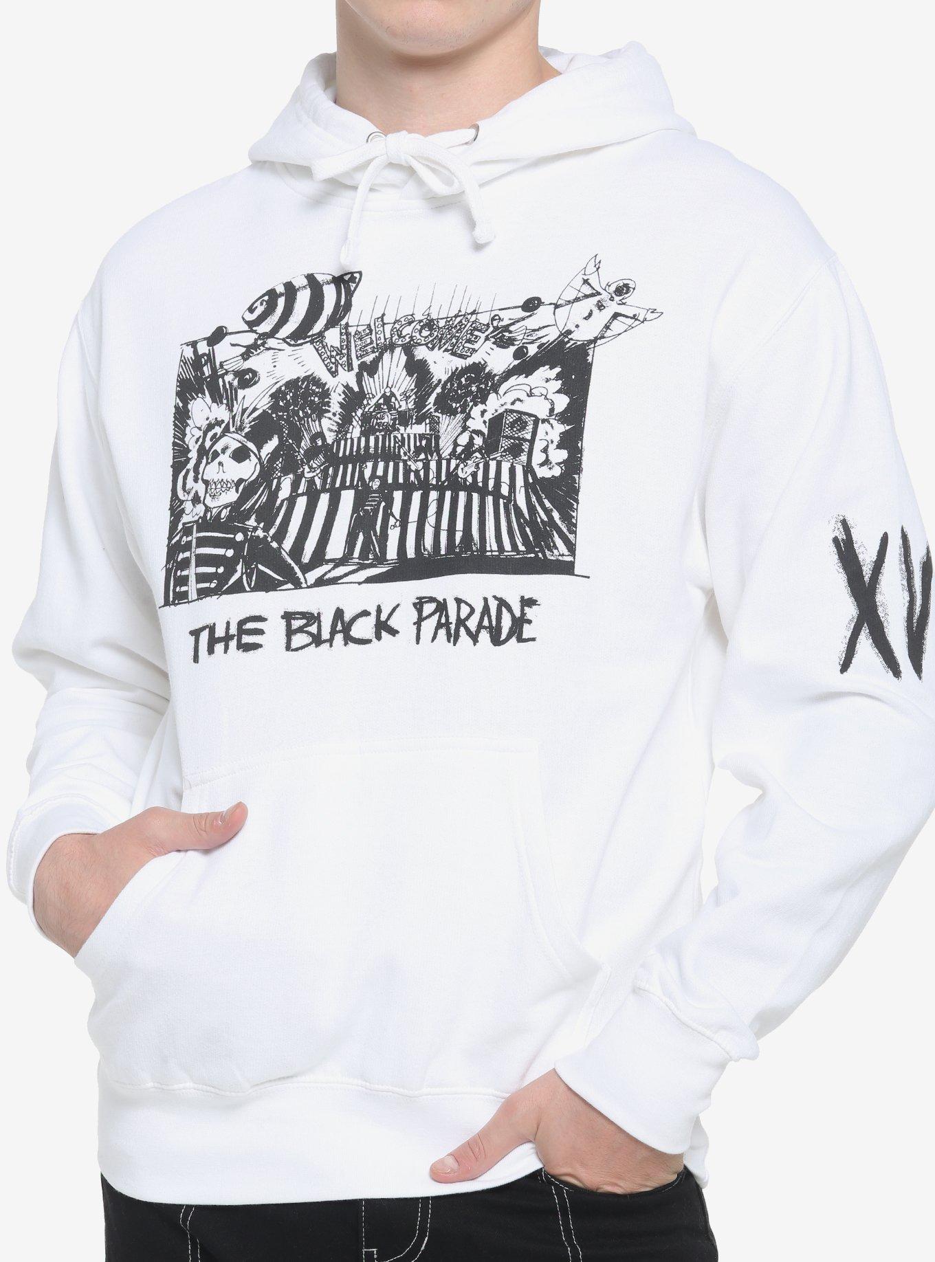 My Chemical Romance Black Parade Sketch Hoodie, BLACK, hi-res