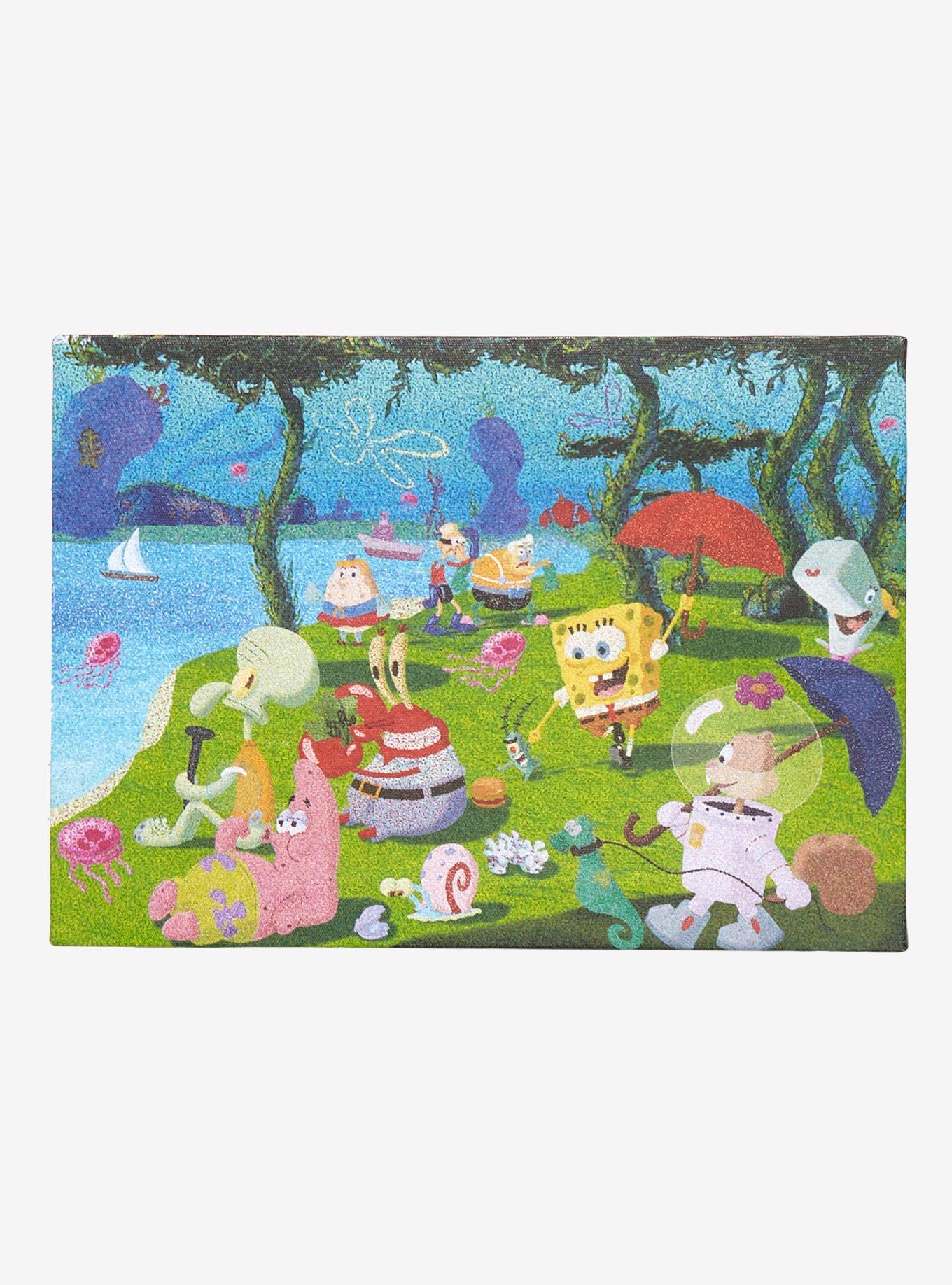 SpongeBob SquarePants Sunday Afternoon Canvas Wall Art Hot Topic