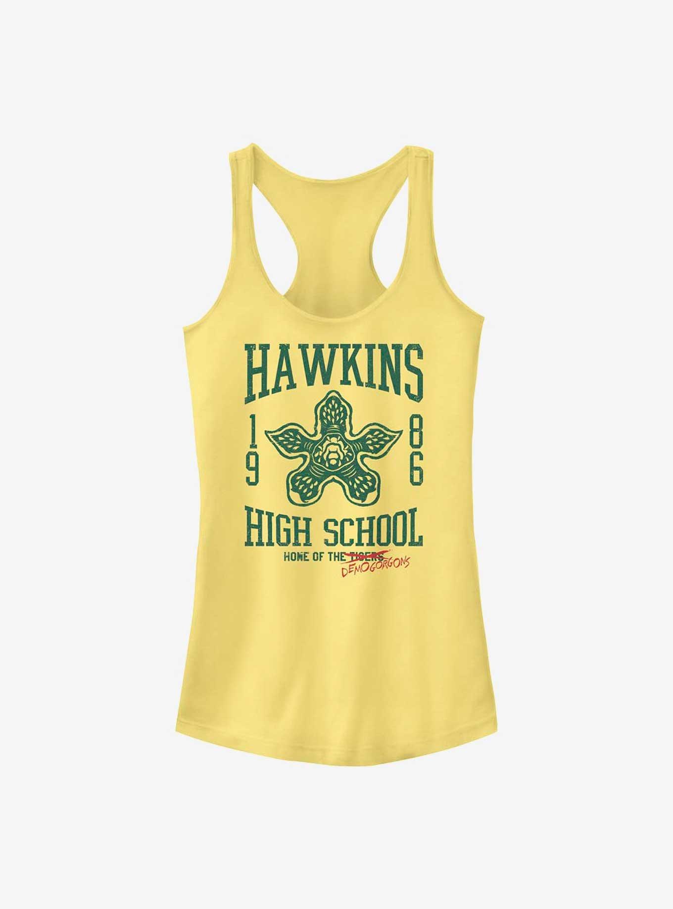 Stranger Things Hawkins High Demogorgons Girls Tank, BANANA, hi-res