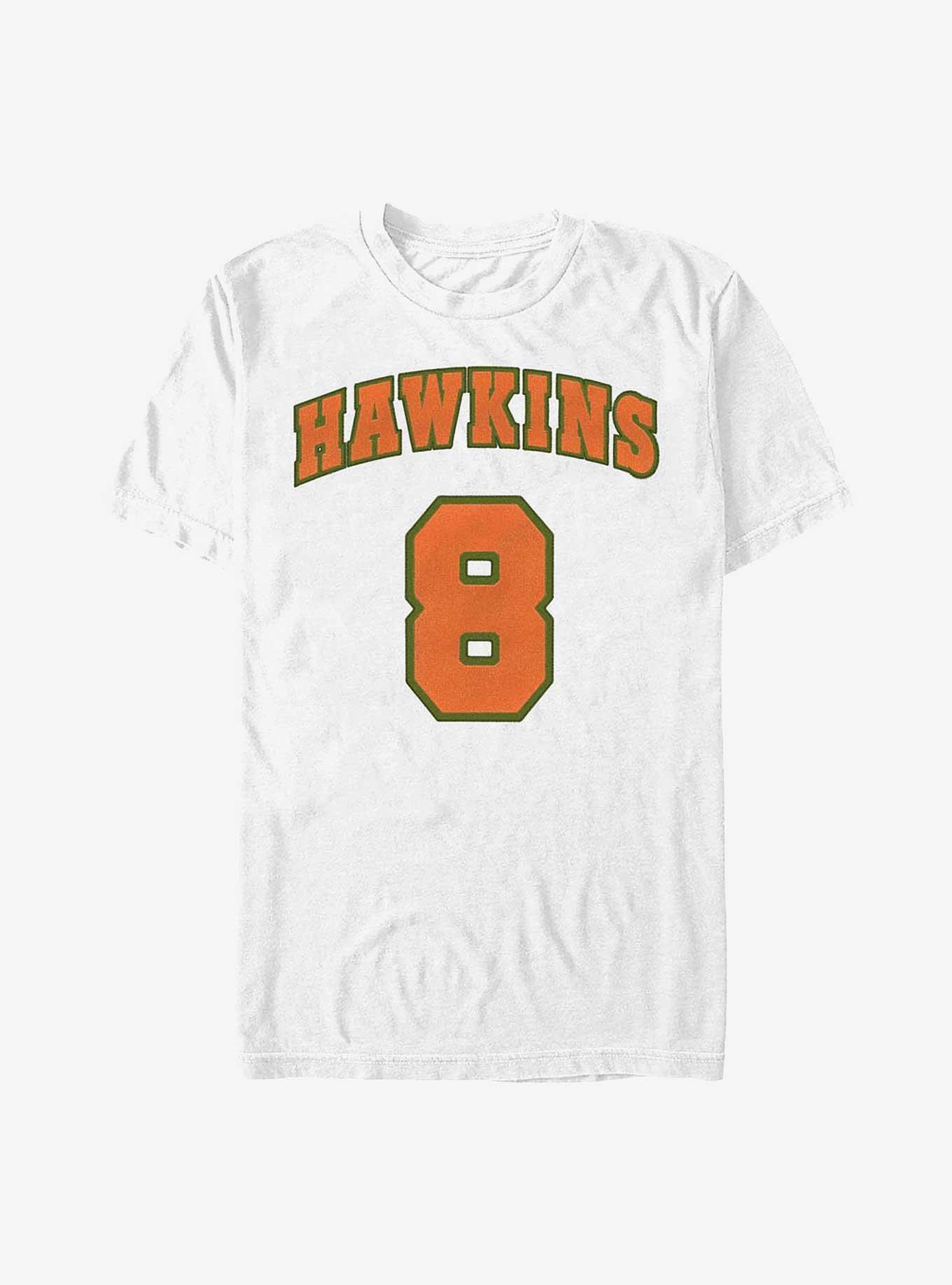 Stranger Things Hawkins Eight T-Shirt, WHITE, hi-res