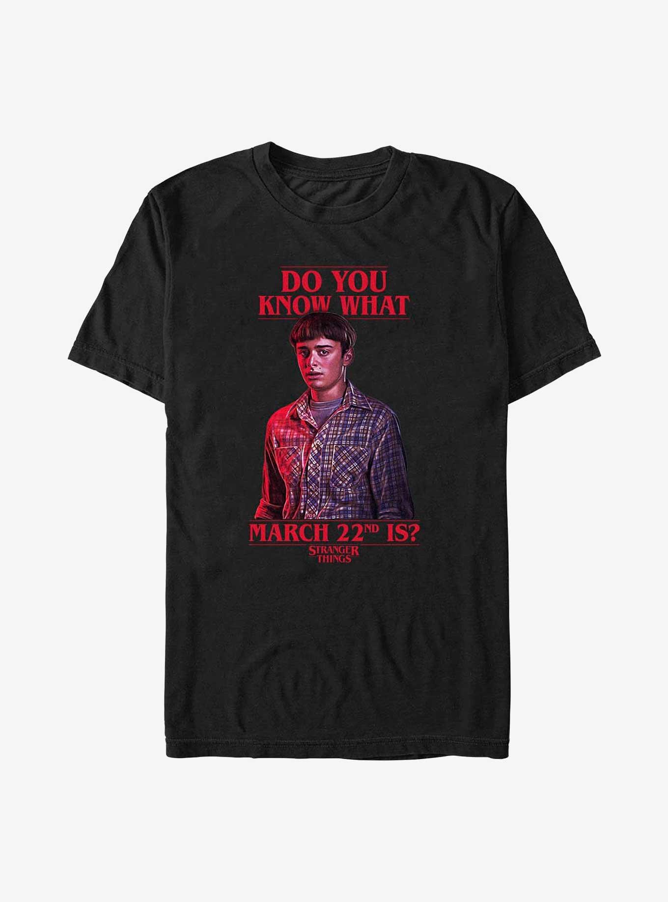 Stranger Things Will's Birthday T-Shirt, BLACK, hi-res