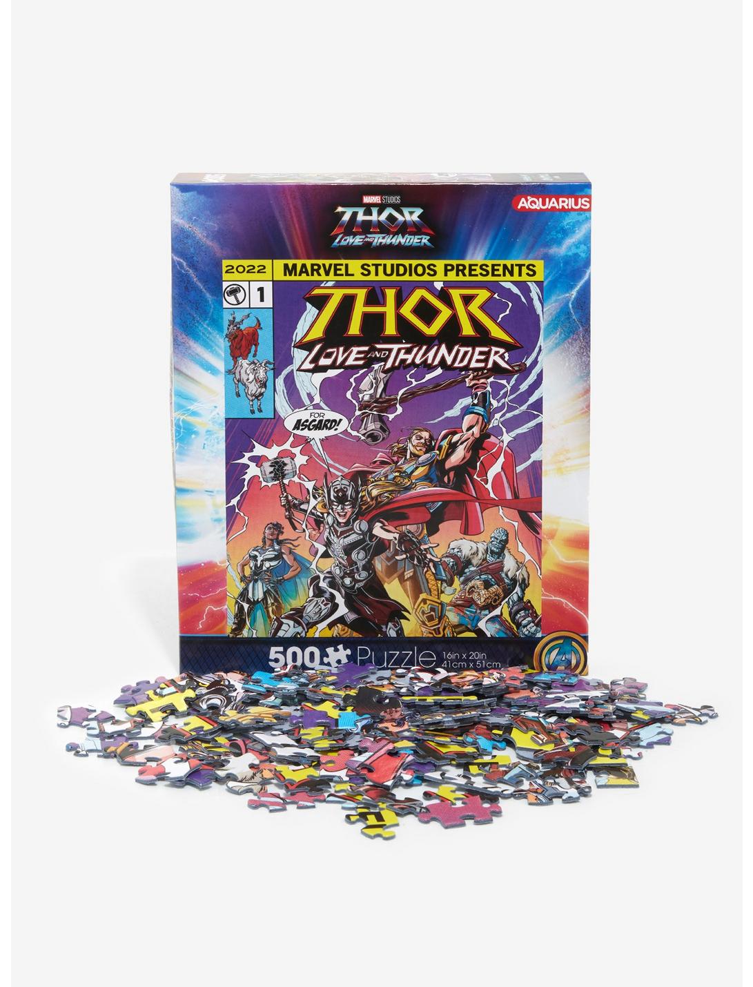 Marvel Thor: Love And Thunder Comic Puzzle Hot Topic Marvel Thor: Love And Thunder Comic Puzzle Hot Topic