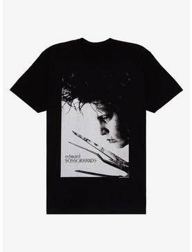Edwards Scissorhands Black & White Poster T-Shirt, , hi-res
