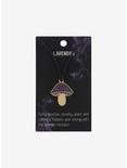 Lavender Mushroom Cord Necklace, , hi-res