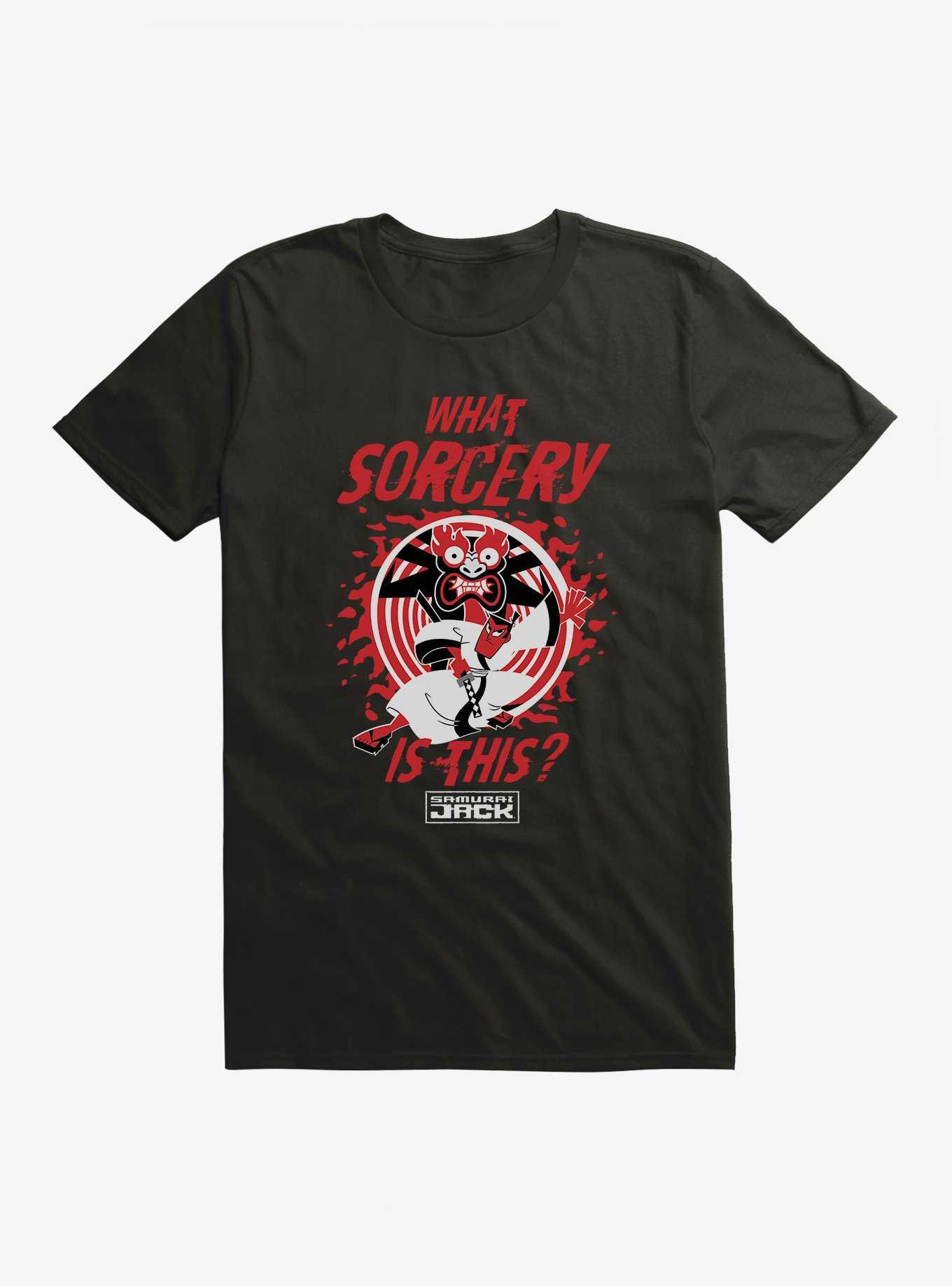 Samurai Jack What Sorcery Is This? T-Shirt, , hi-res