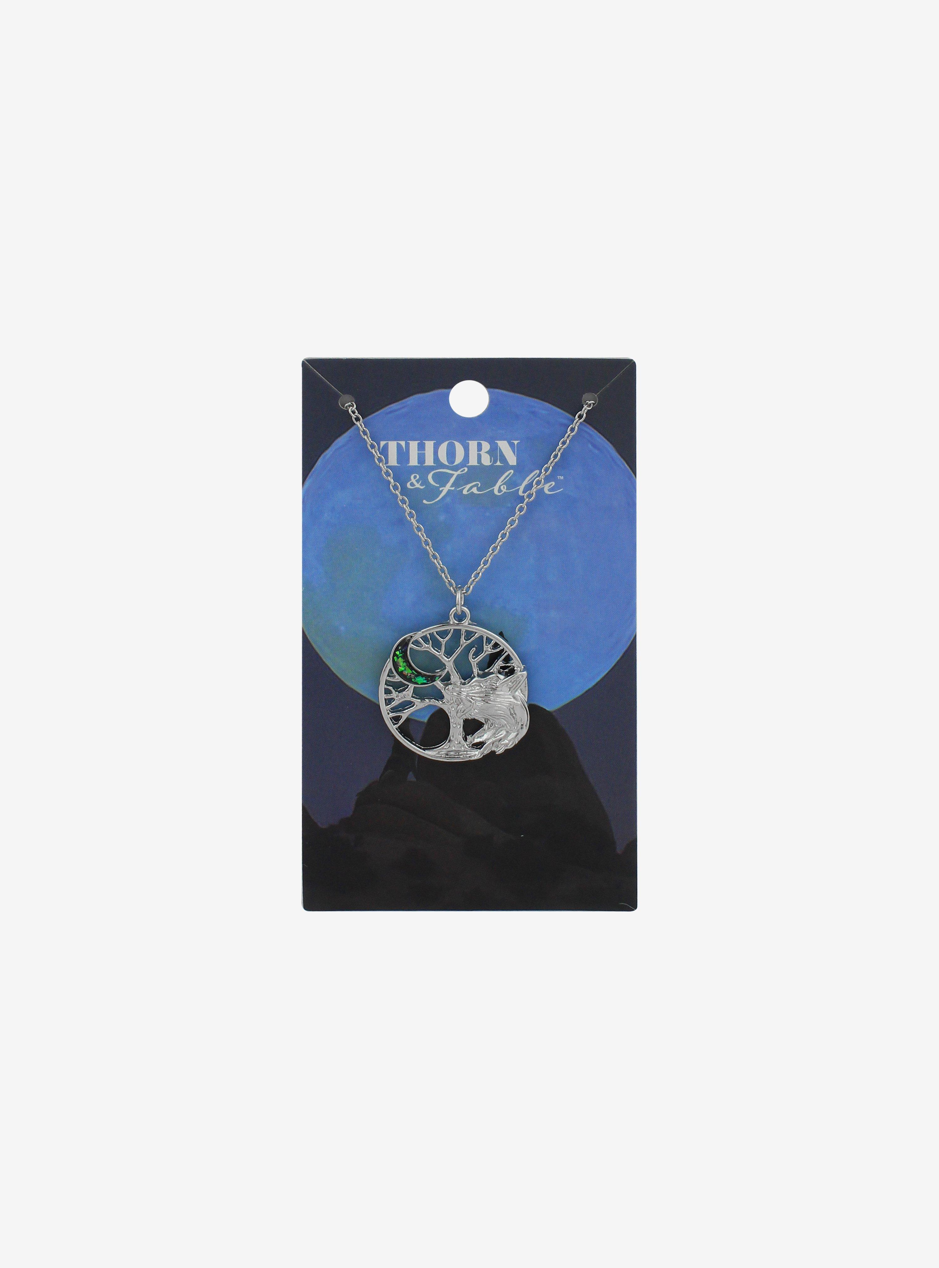 Wolf Tree Of Life Pendant Necklace, , hi-res