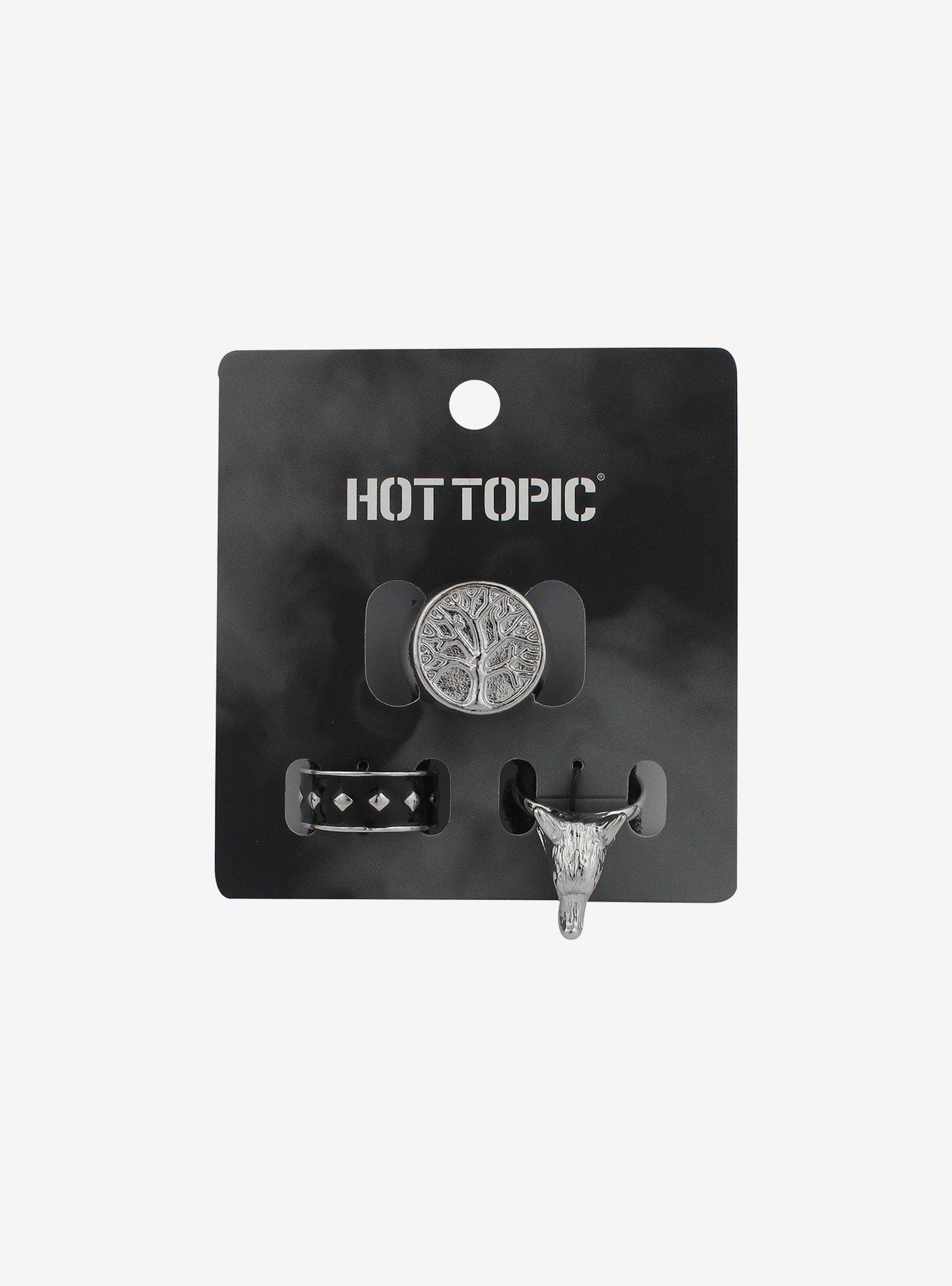 Wolf Tree Of Life Guys Ring Set | Hot Topic