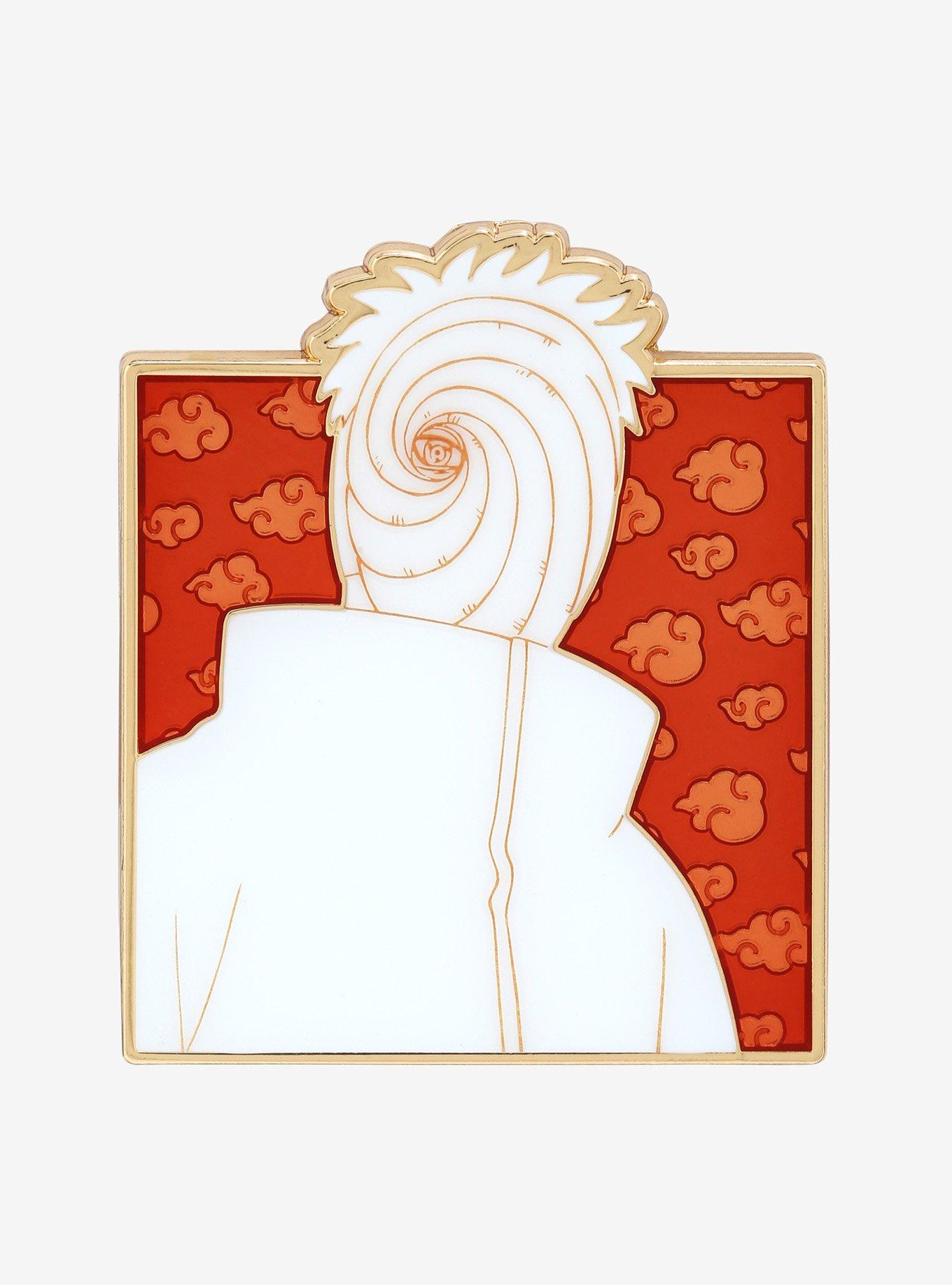 Naruto Shippuden Obito Silhouette Enamel Pin - BoxLunch Exclusive, , hi-res