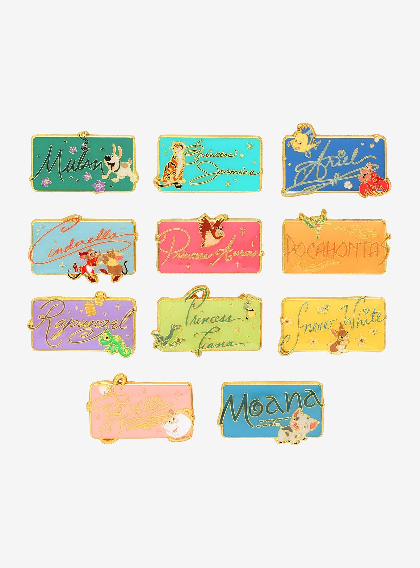 Loungefly Disney Princess Signature & Sidekicks Blind Box Enamel Pin - BoxLunch Exclusive, , hi-res