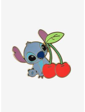 Disney Lilo & Stitch with Cherries Enamel Pin - BoxLunch Exclusive, , hi-res