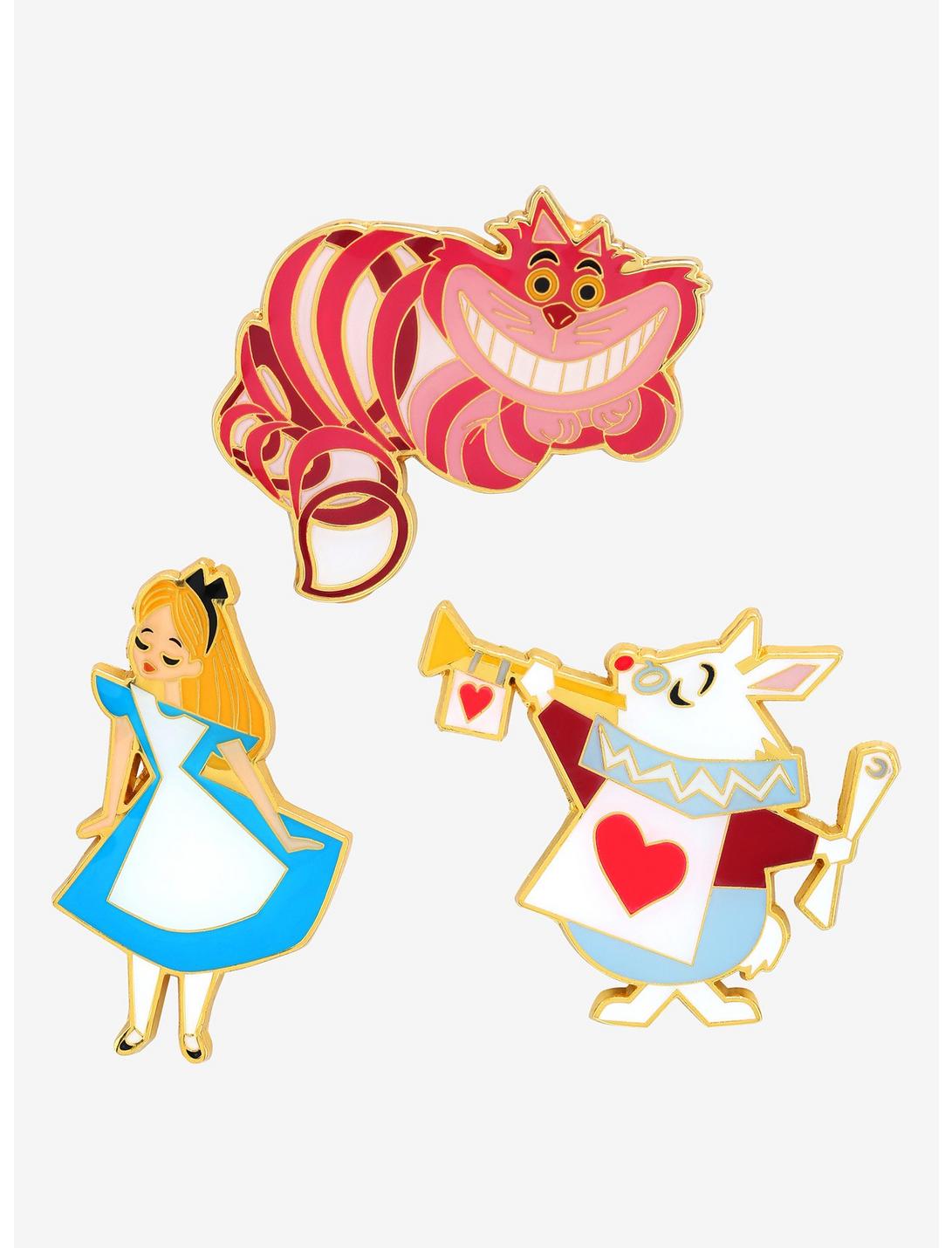 Loungefly Disney Alice in Wonderland Character Enamel Pin Set - BoxLunch Exclusive, , hi-res