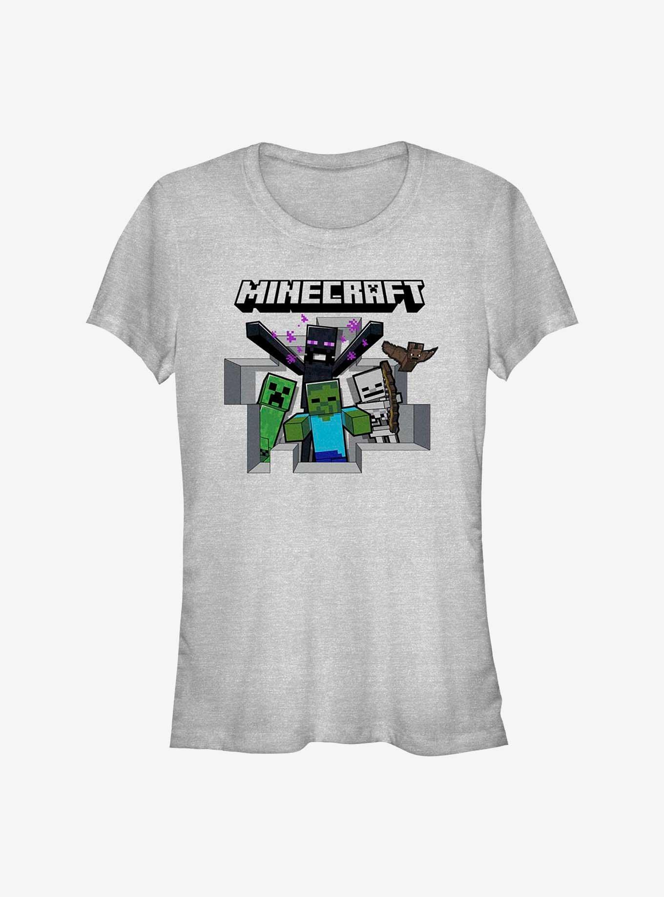 Minecraft Attack Squad Girls T-Shirt, ATH HTR, hi-res