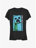 Minecraft Blowing Up Girls T-Shirt, BLACK, hi-res