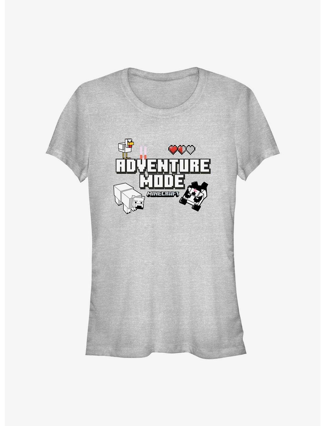 Minecraft Adventure Mode Girls T-Shirt, ATH HTR, hi-res