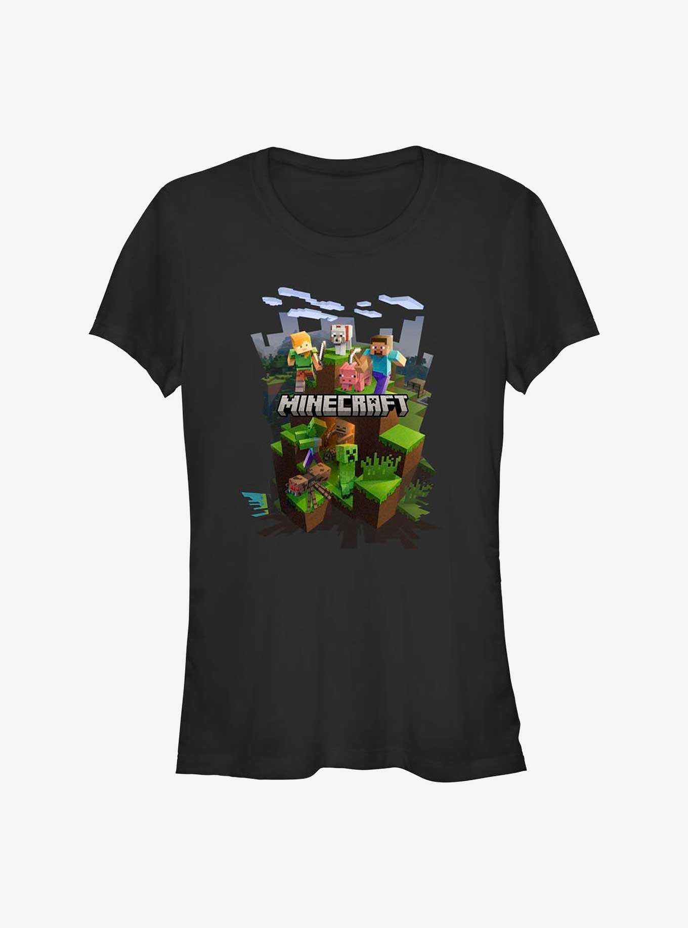 Minecraft Adventure Biome Girls T-Shirt, , hi-res