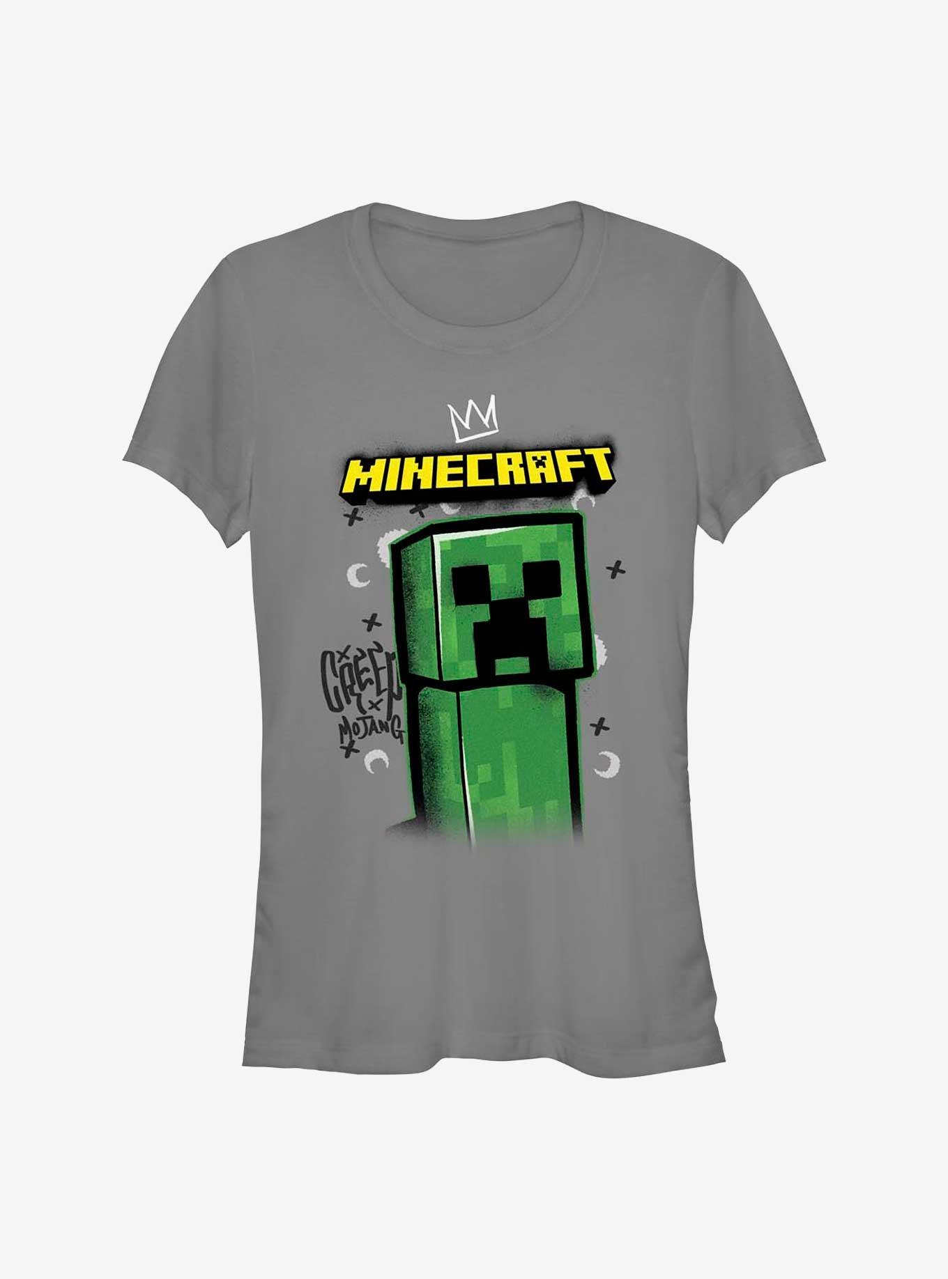 Minecraft Crowned Creeper Girls T-Shirt, , hi-res
