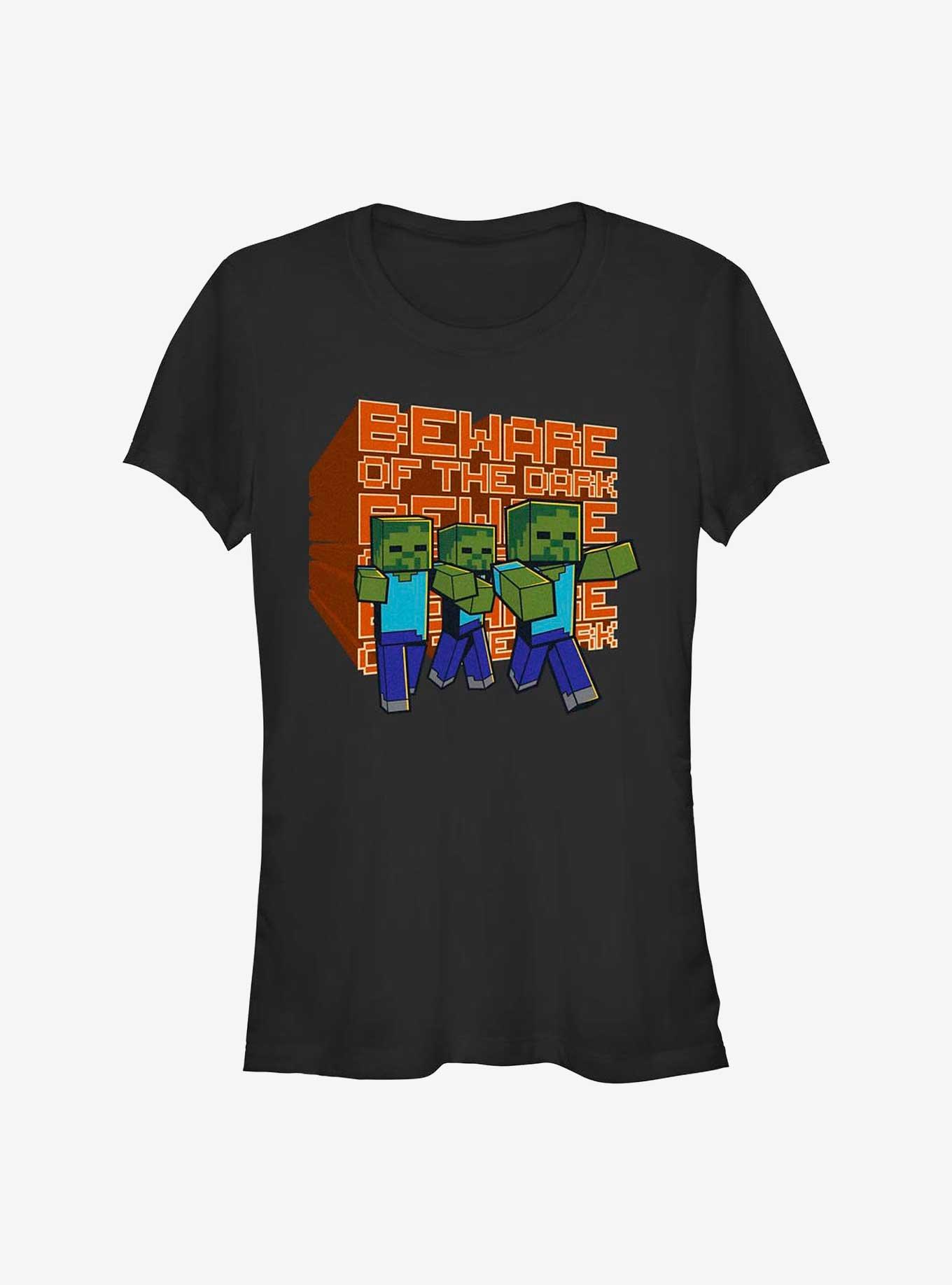 Minecraft Beware of the Dark Girls T-Shirt, , hi-res