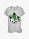 Minecraft Boom Trio Girls T-Shirt, ATH HTR, hi-res