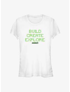 Minecraft Build Create Explore Girls T-Shirt, , hi-res