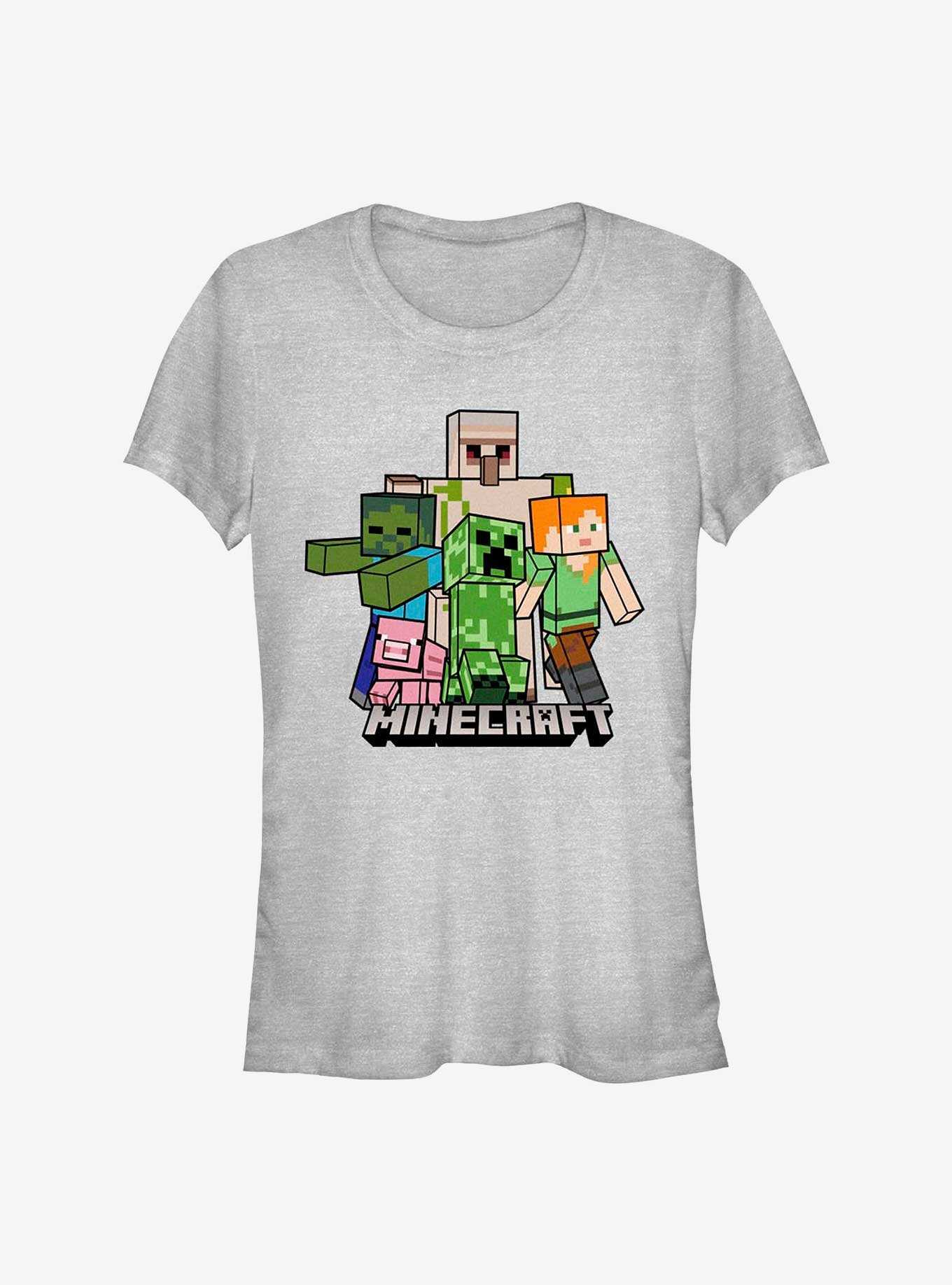 Minecraft Characters Girls T-Shirt, , hi-res