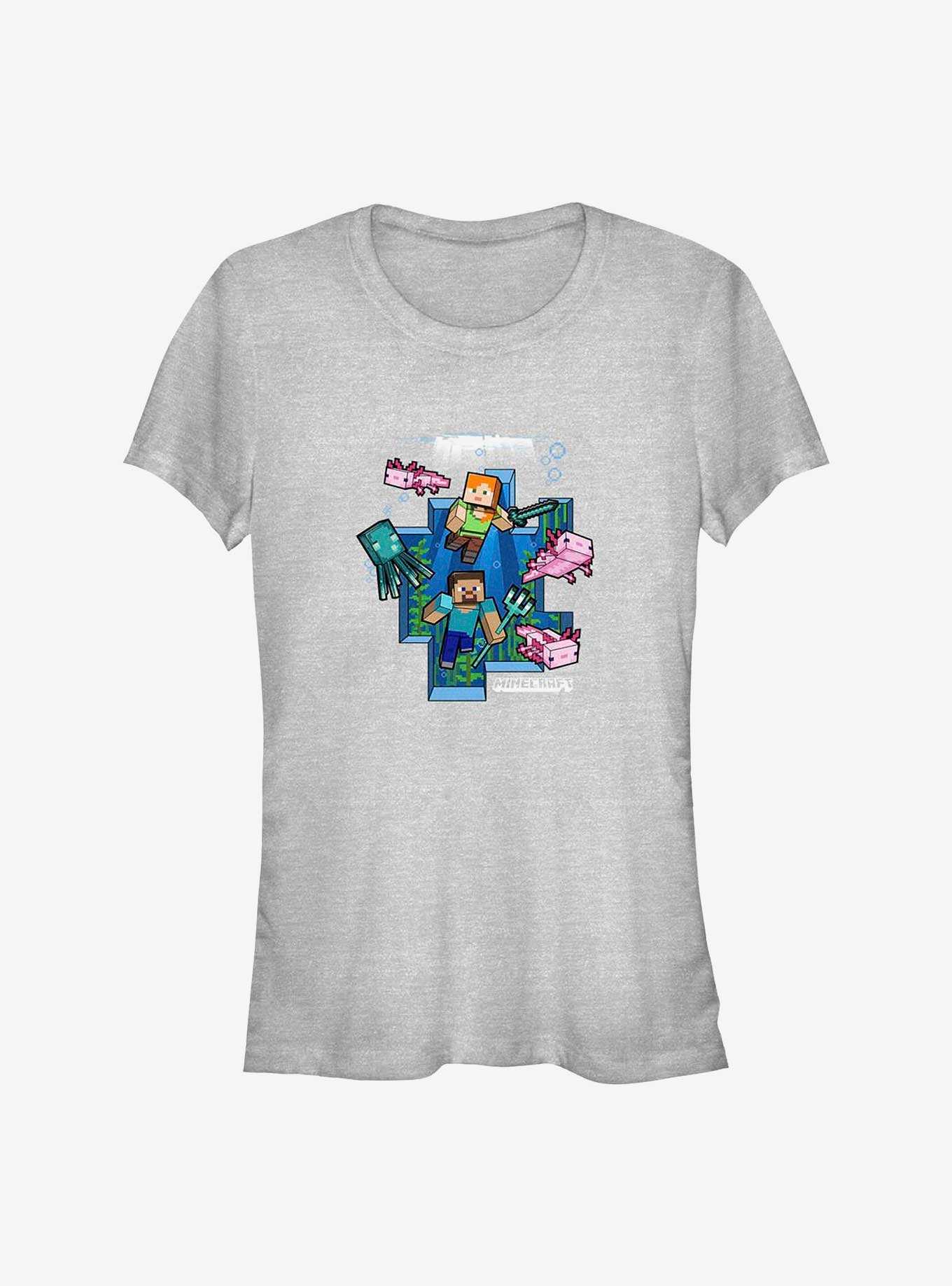 Minecraft Underwater Adventure Girls T-Shirt, , hi-res