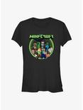Minecraft Crafty Crew Girls T-Shirt, BLACK, hi-res