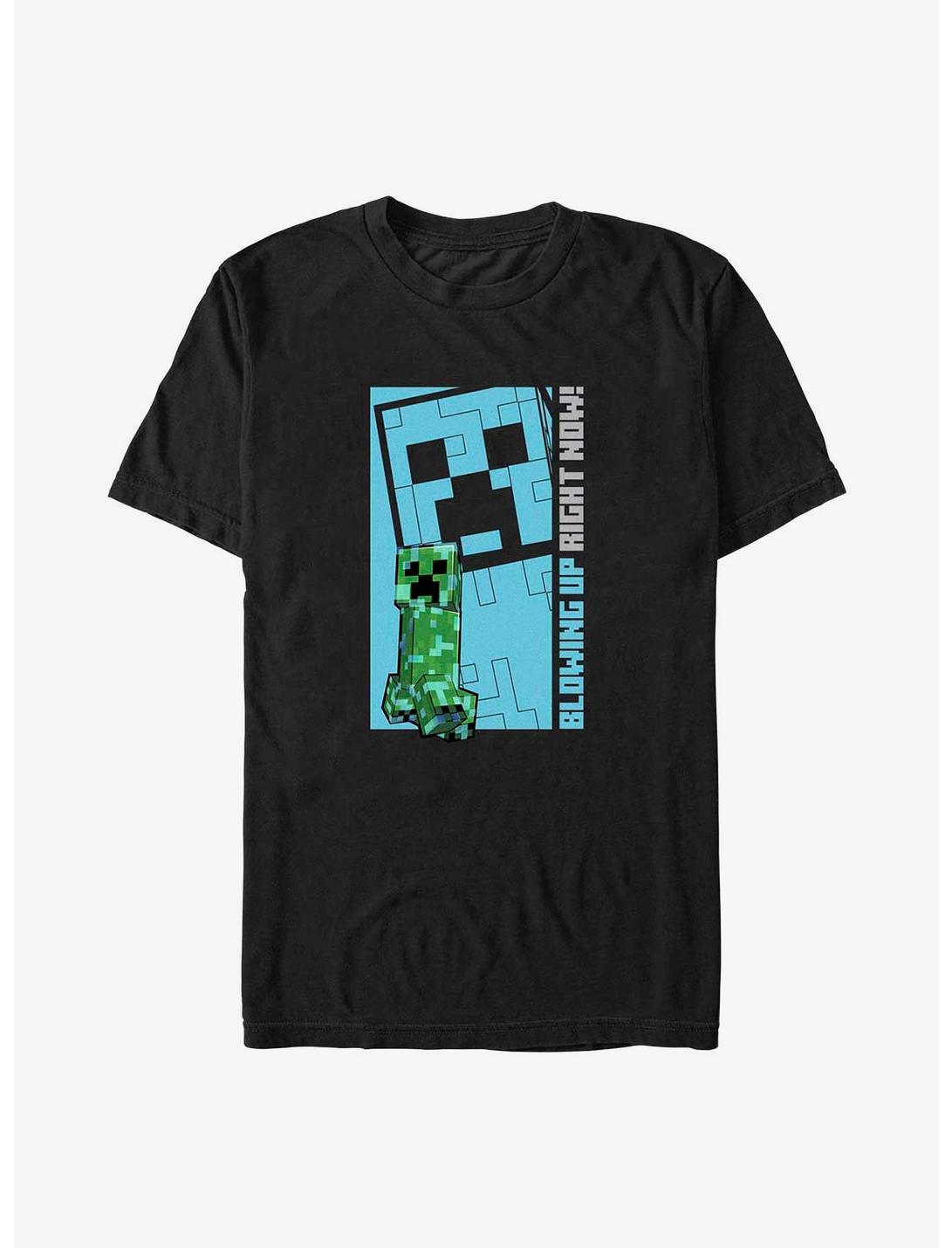 Minecraft Blowing Up T-Shirt, BLACK, hi-res