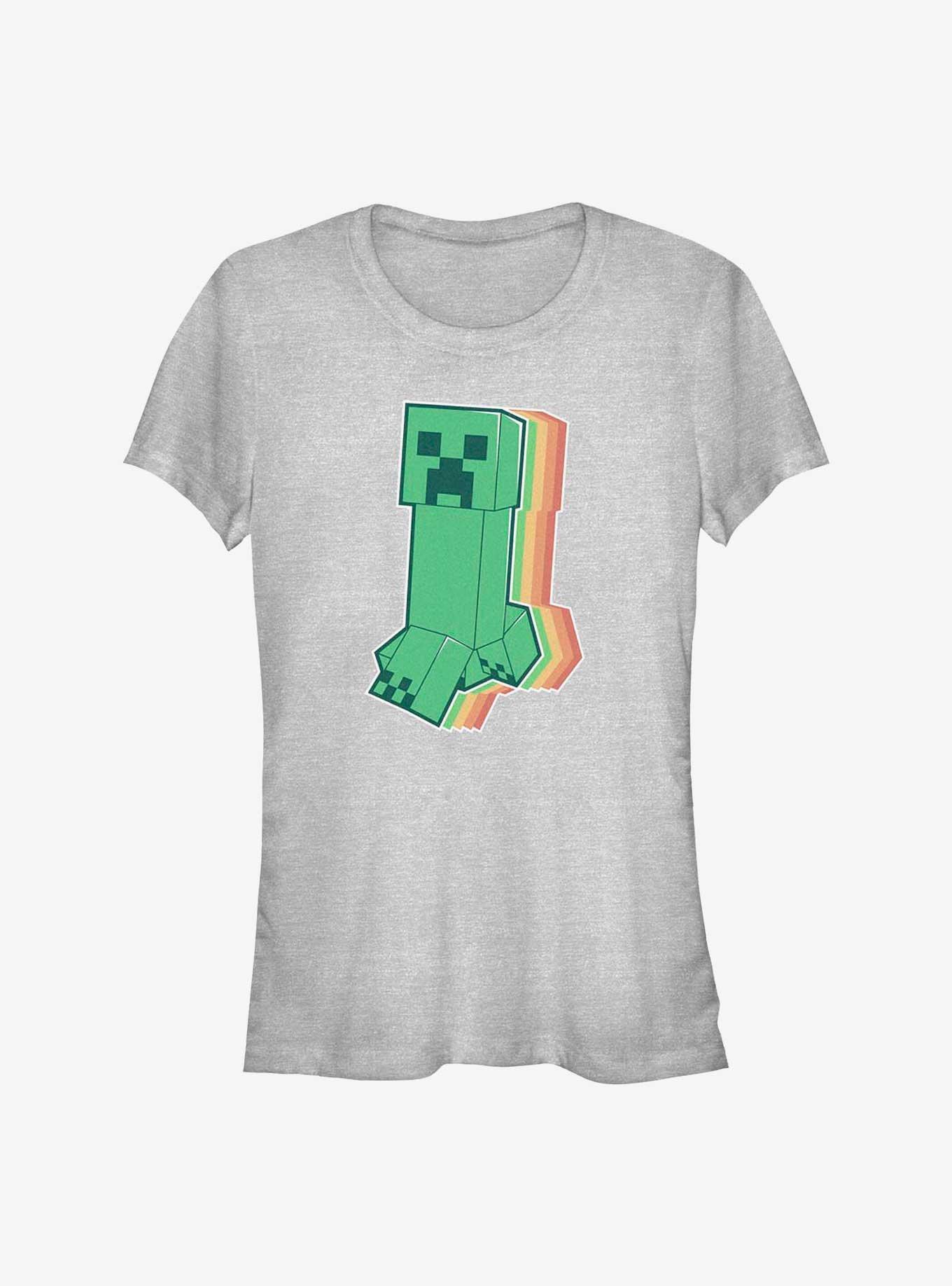 Minecraft Creeper Girls T-Shirt, ATH HTR, hi-res