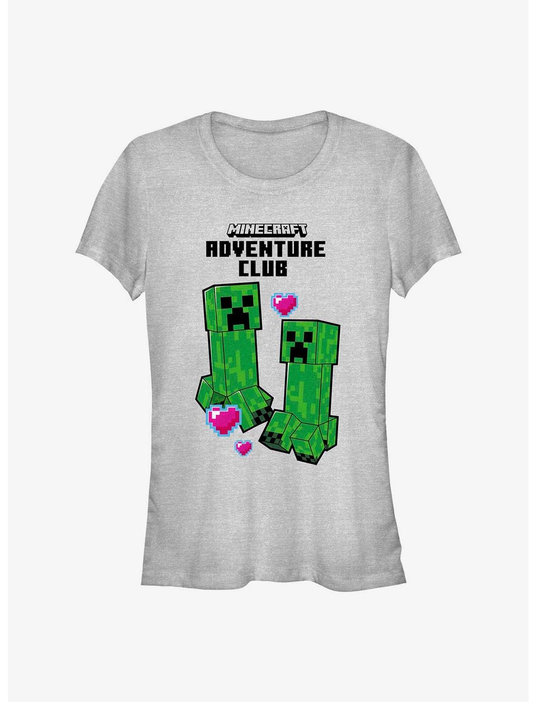 Minecraft Creeper Adventure Club T-Shirt GREY | Hot Topic