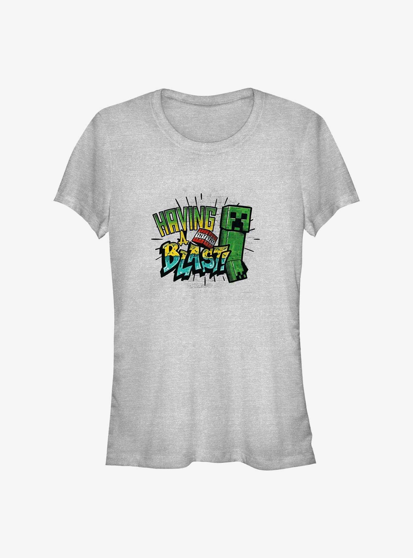 Minecraft Creeper Blast Girls T-Shirt, ATH HTR, hi-res