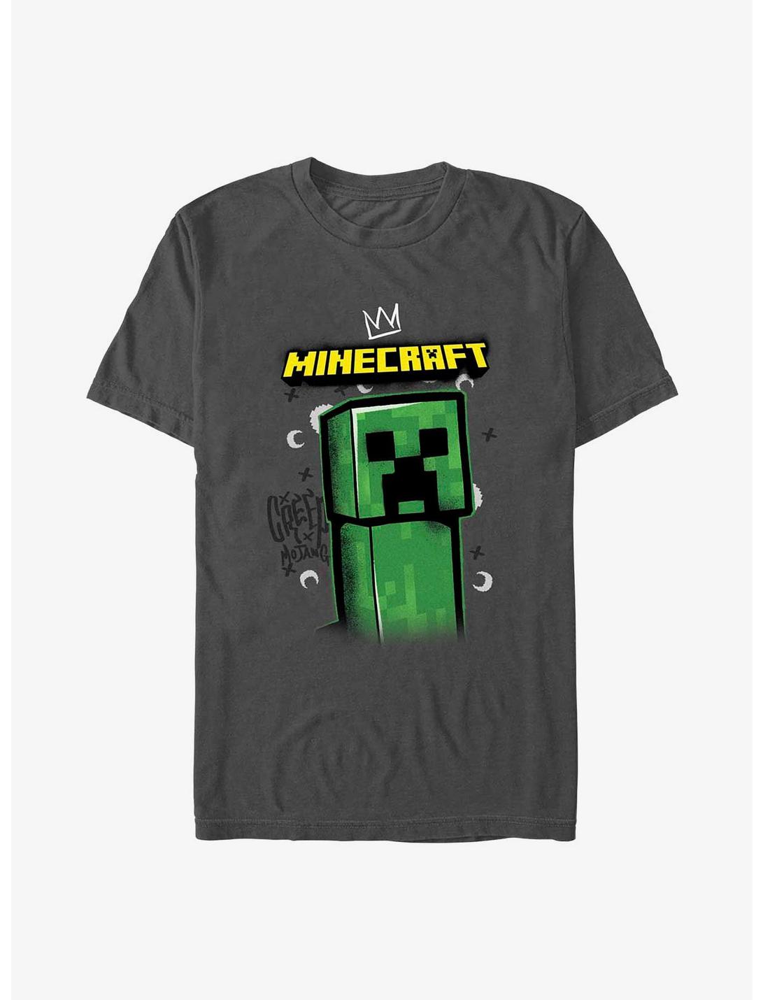 Minecraft Crowned Creeper T-Shirt, CHARCOAL, hi-res