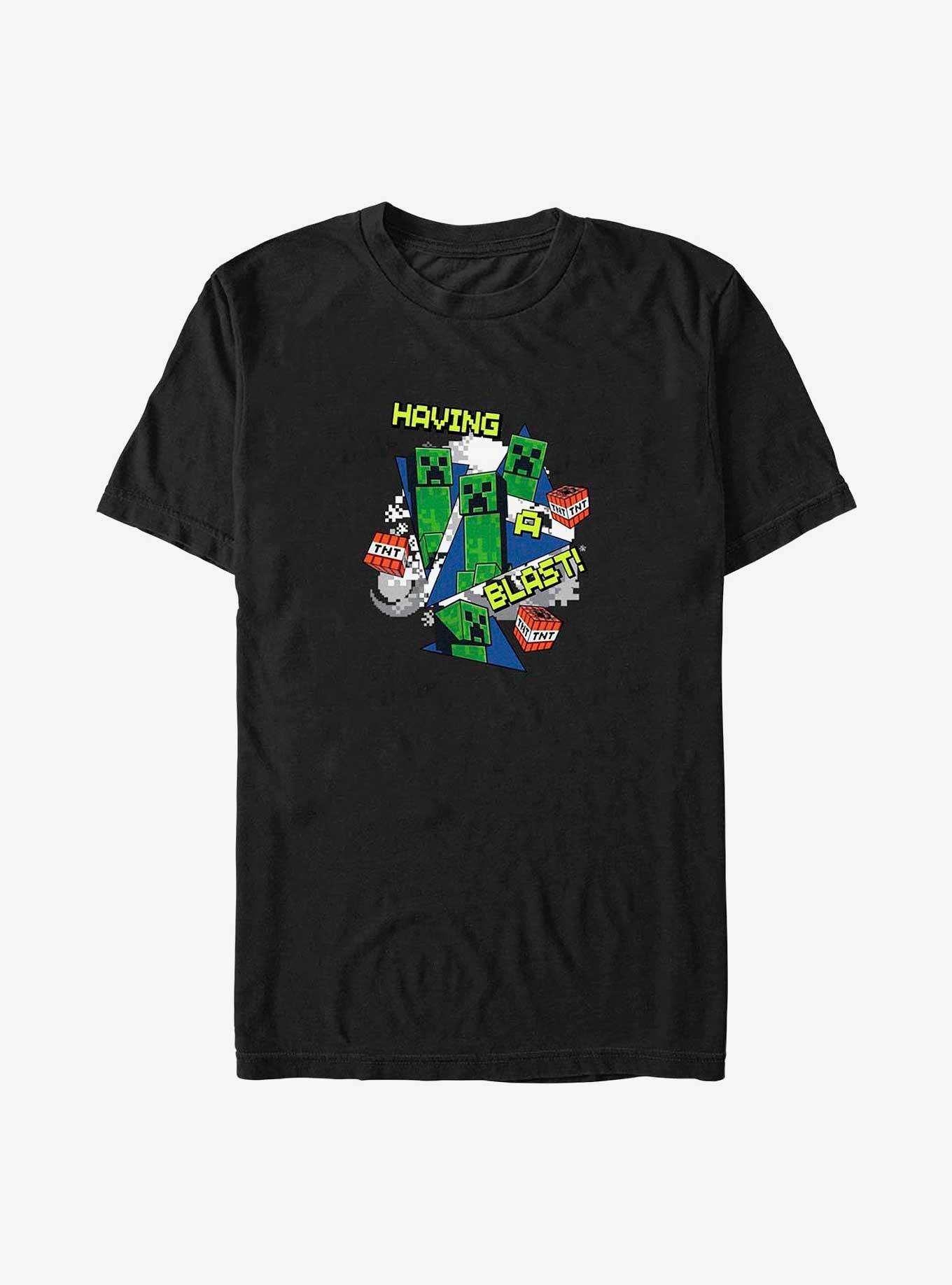 Minecraft Having A Blast T-Shirt, BLACK, hi-res