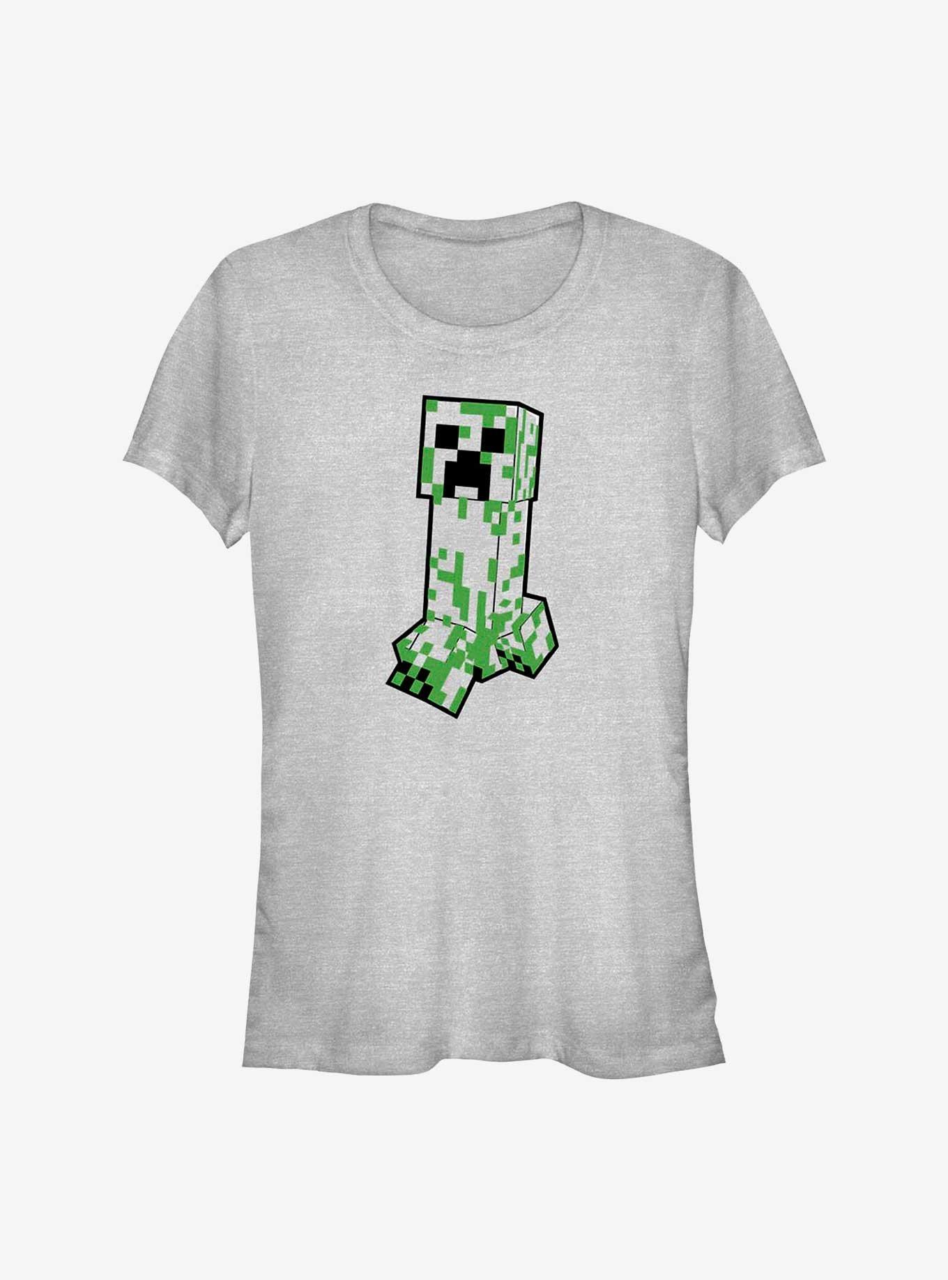 Minecraft Creeper Creepin' Girls T-Shirt, ATH HTR, hi-res