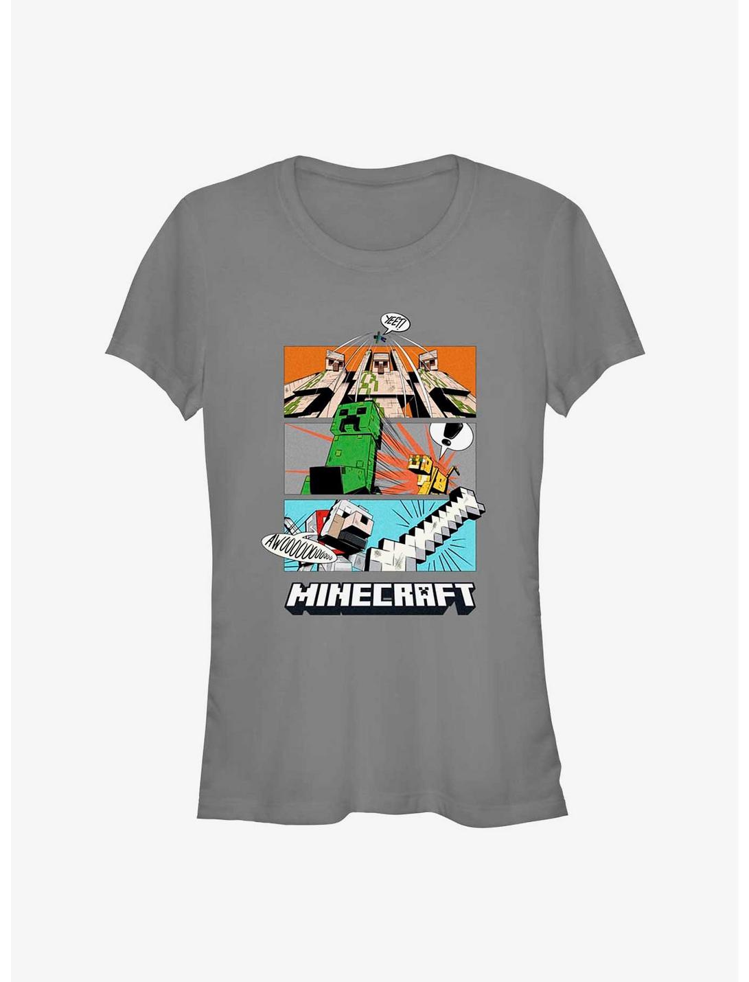 Minecraft Creeper Hunter Girls T-Shirt, CHARCOAL, hi-res