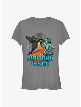 Minecraft Diamond Miner Girls T-Shirt, , hi-res