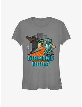 Minecraft Diamond Miner Girls T-Shirt, , hi-res