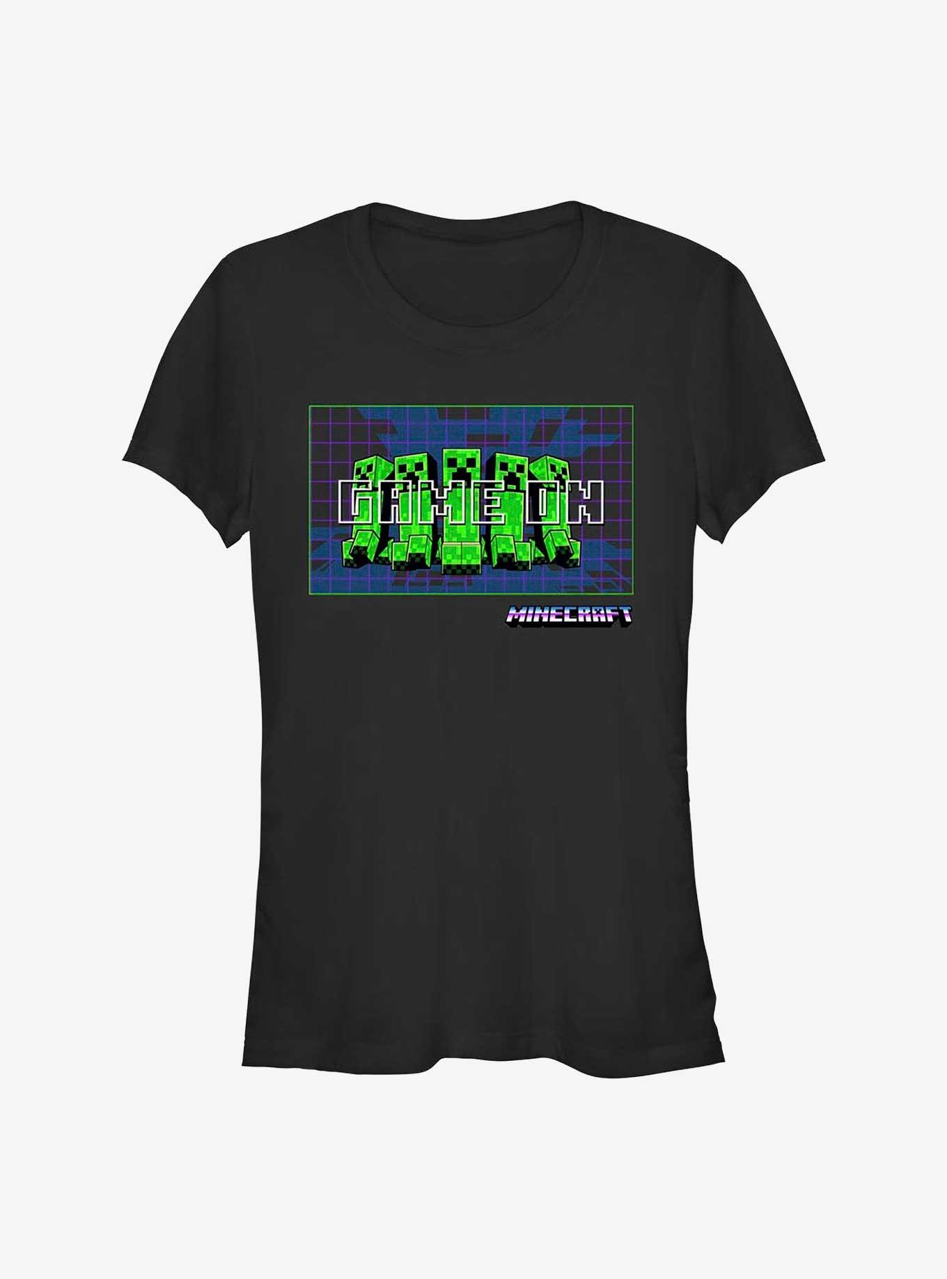 Minecraft Game On Creeper Girls T-Shirt, , hi-res