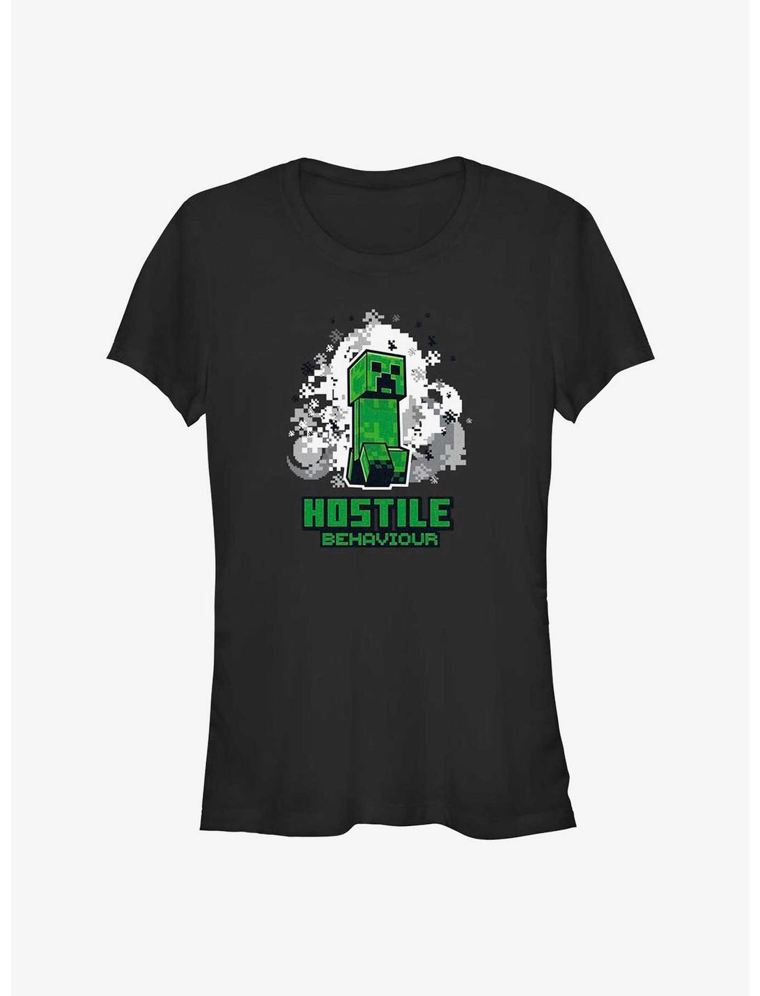 Minecraft Hostile Creeper Girls T-Shirt, BLACK, hi-res