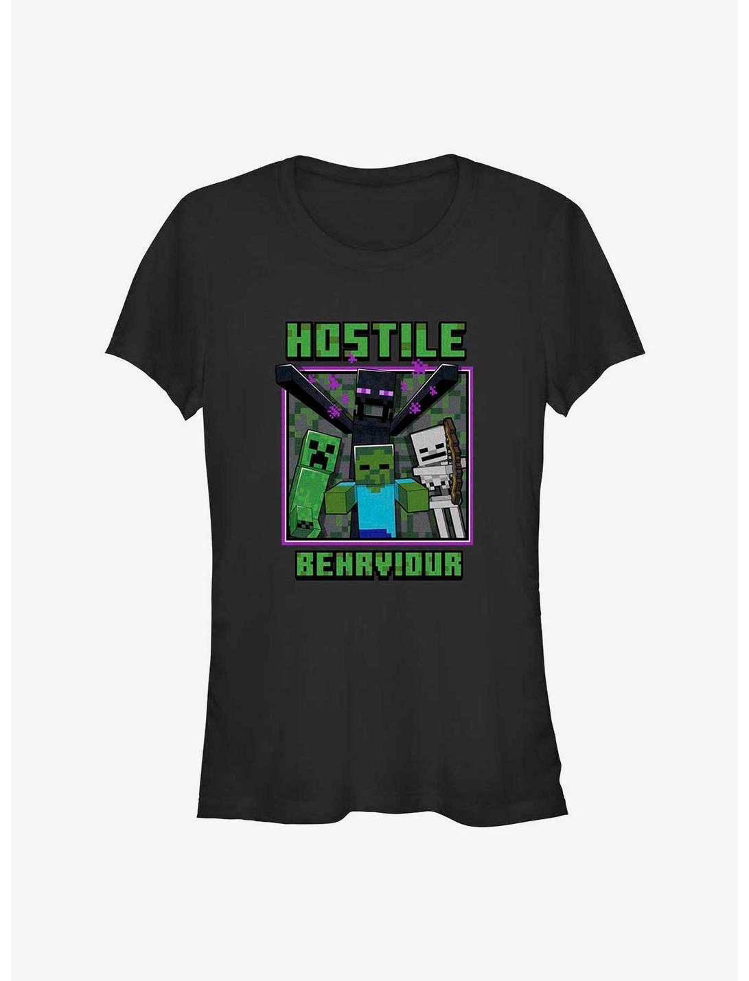 Minecraft Hostile Crew Girls T-Shirt, BLACK, hi-res