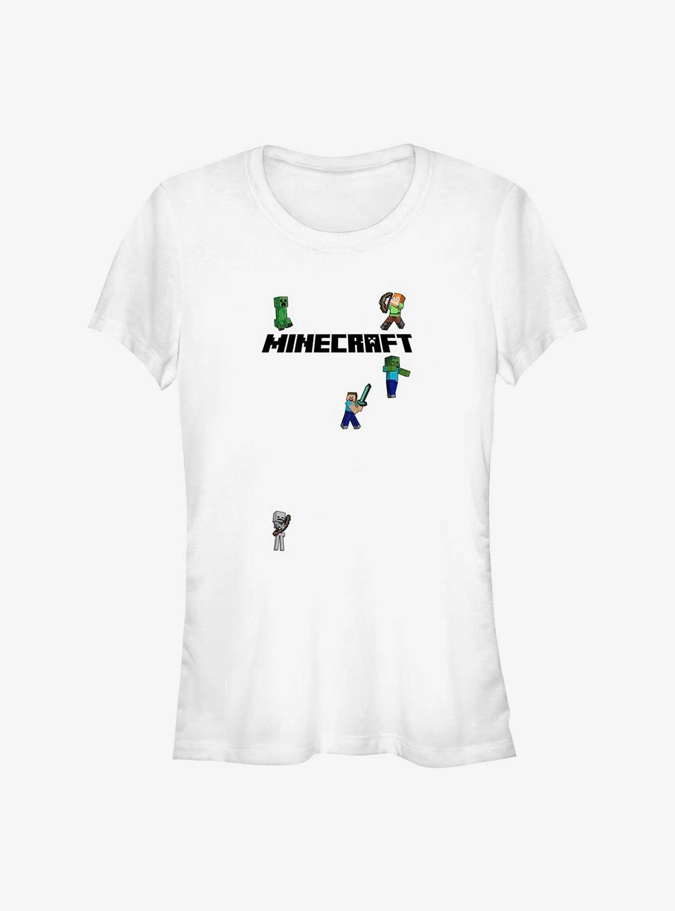 Minecraft Logo Girls T-Shirt, , hi-res