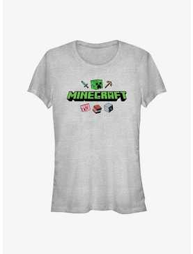 Minecraft Logo Girls T-Shirt, , hi-res