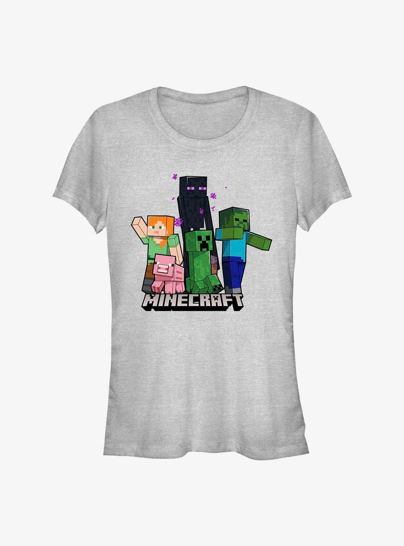 Minecraft Mob Crew Girls T-Shirt, , hi-res