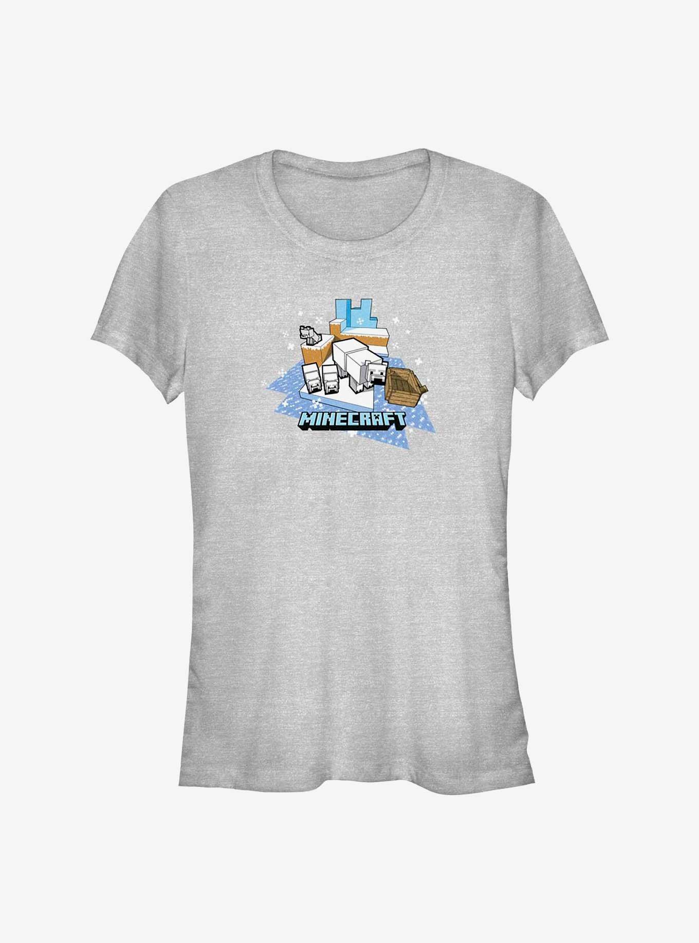 Minecraft Polar Bears Girls T-Shirt, , hi-res